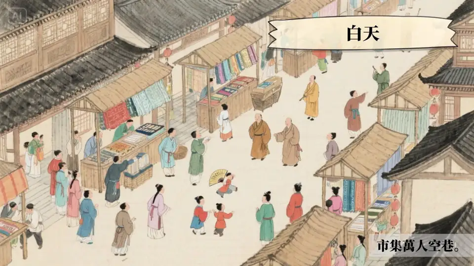清明上河圖與中世紀歐洲街景對比作品縮圖